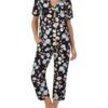Bedhead PJs Organic Cotton Knit Short Sleeve Cropped PJ Set