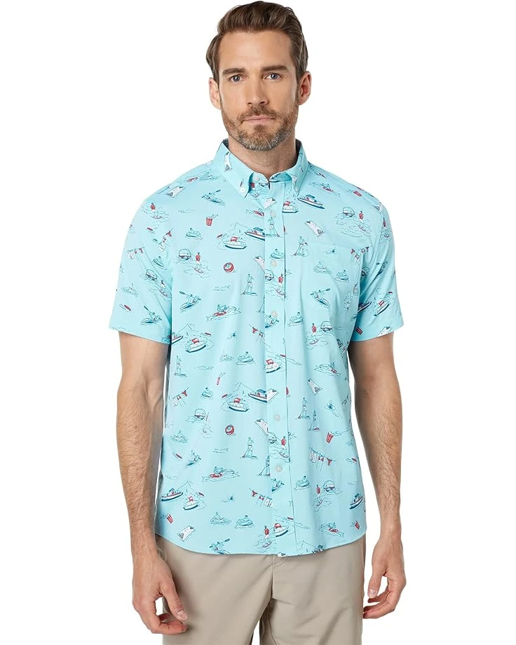 Southern Tide Sandbar Party Short Sleeve Intercoastal Sport Shirt 1 Southern Tide Sandbar Party Short Sleeve Intercoastal Sport Shirt